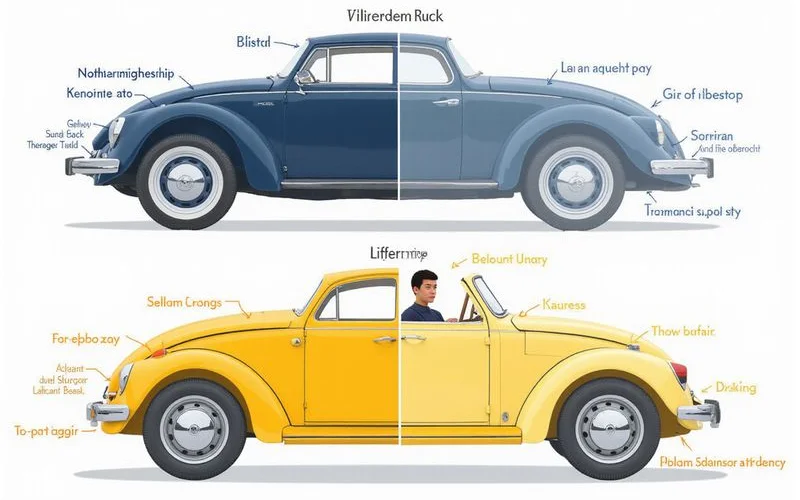 Visual price tier breakdown for the four common car key types