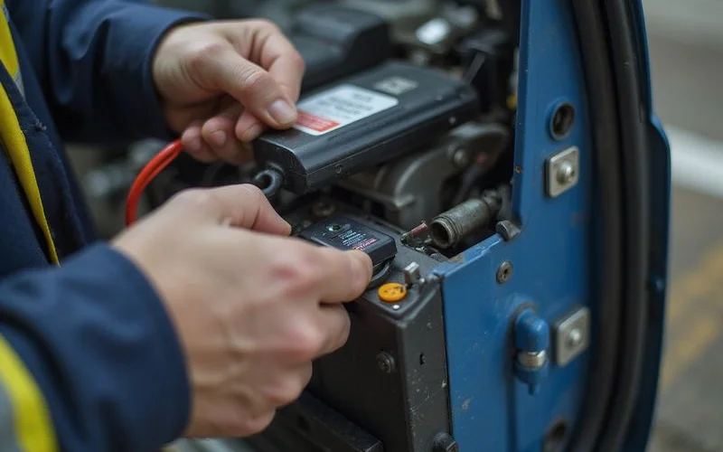 Replacing the battery in an autogate remote