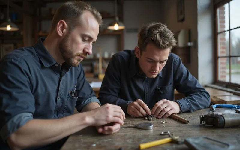 Two locksmith quotes being compared side by side