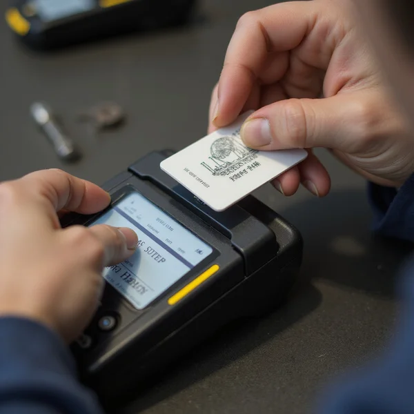RFID condo access card being duplicated for a PJ resident